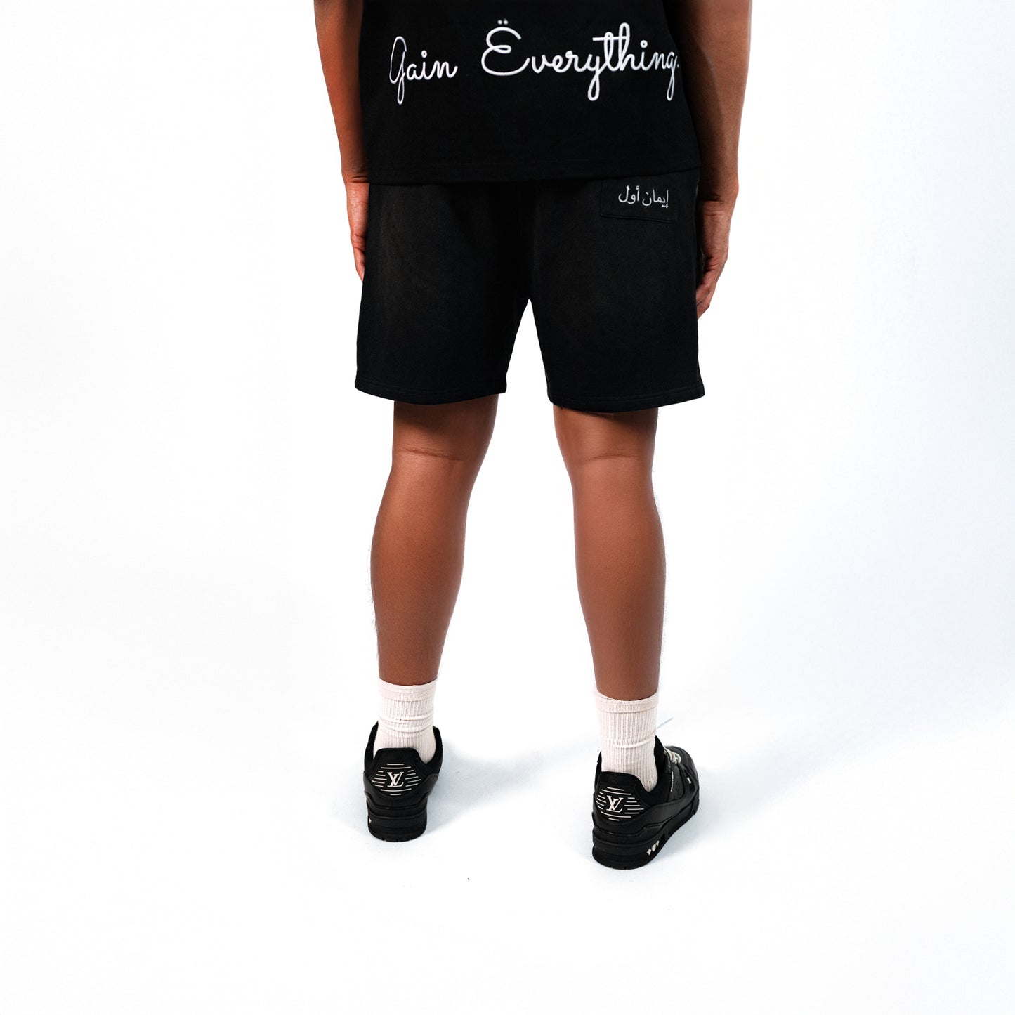 IMAN AWAL Embroidery Shorts