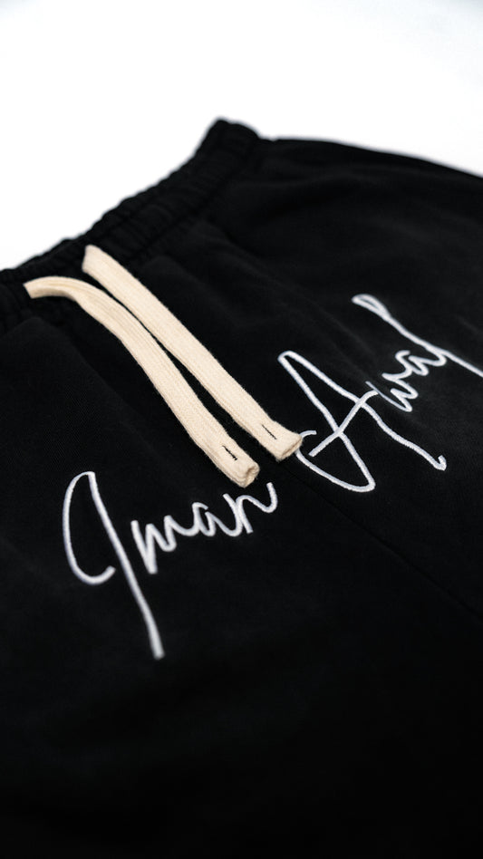 IMAN AWAL Embroidery Shorts