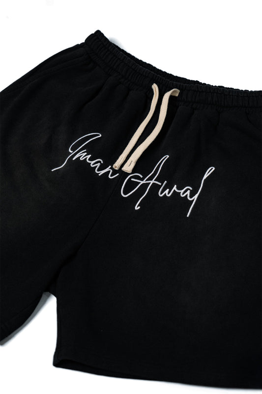 IMAN AWAL Embroidery Shorts