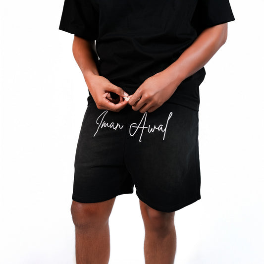 IMAN AWAL Embroidery Shorts