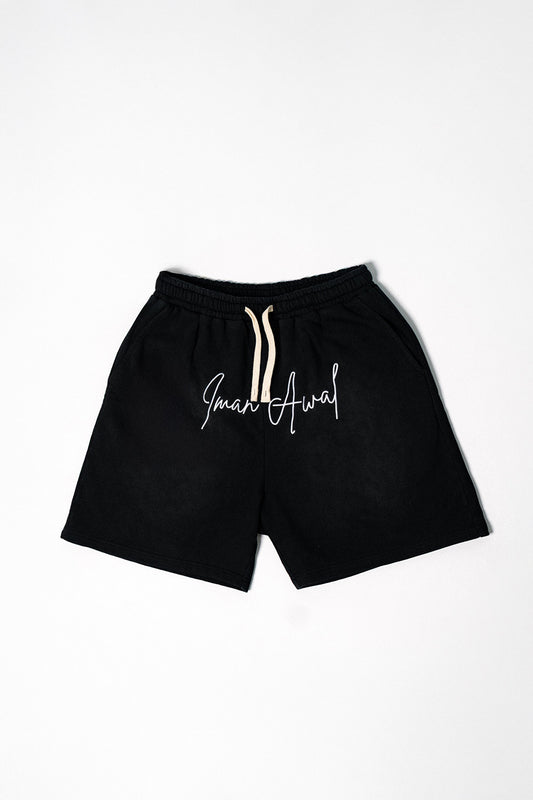 IMAN AWAL Embroidery Shorts